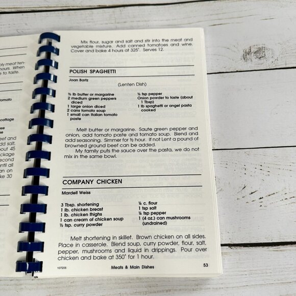 Our Favorite Recipes St Margaret Mary Parish 50th Anniversary Cookbook Paperback - Picture 8 of 12